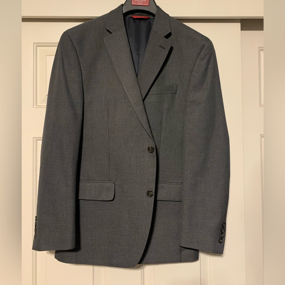 Grey Chaps Suit Jacket - image 1
